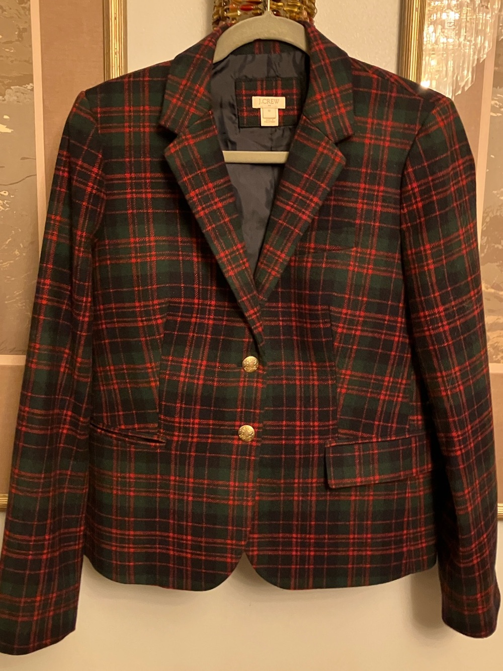 Women’s Tartan School Boy Blazer